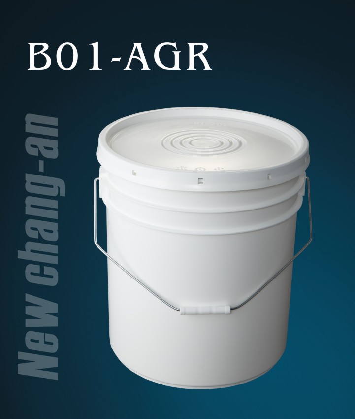 20L Pail de seau en plastique B01-AGR pour les adhésifs contenant