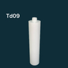 10 oz industriel Utilisation de cartouche en plastique HDPE blanc vide pour emballage de scellant en silicone