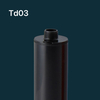 300 ml d'emballage de colle en verre noir HDPE HDPE Cartouche en plastique pour le scellant en silicone