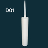 300 ml de cartouche en plastique d'emballage adhésif HDPE vide pour le scellant en silicone pour l'industrie