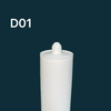 300 ml de cartouche en plastique d'emballage adhésif HDPE vide pour le scellant en silicone pour l'industrie