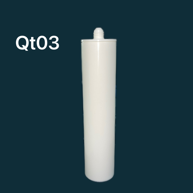 Cartouche en plastique d'emballage adhésif en verre d'adhésif de 10,5 oz HDPE pour le scellant en silicone pour la construction