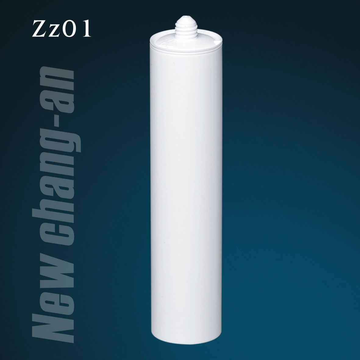 250 ml cartouche en plastique de calfeutrage HDPE pour scellant en silicone
