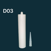 300 ml en verre blanc Emballage de colle cart-sol en plastique HDPE pour le scellant en silicone pour la construction