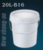 Bodet en plastique PP 5 gallons B16-NR pour l\'eau de base de la peinture de base contenant