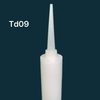 10 oz industriel Utilisation de cartouche en plastique HDPE blanc vide pour emballage de scellant en silicone