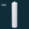 Cartouche en plastique calfeutrage de 10 oz HDPE pour l'emballage de scellant en silicone pour l'industrie du bâtiment