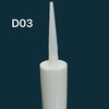 300 ml en verre blanc Emballage de colle cart-sol en plastique HDPE pour le scellant en silicone pour la construction