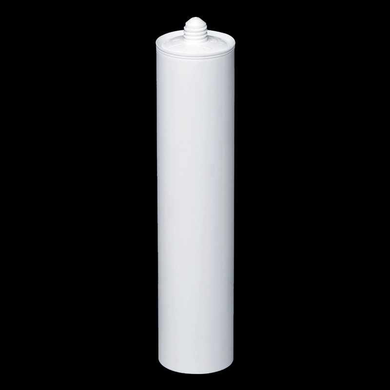 Cartouche en plastique HDPE d'emballage de colle de verre étanche résistante aux produits chimiques de qualité industrielle de 10,5 oz pour le mastic silicone/MS/PU et le calfeutrage adhésif