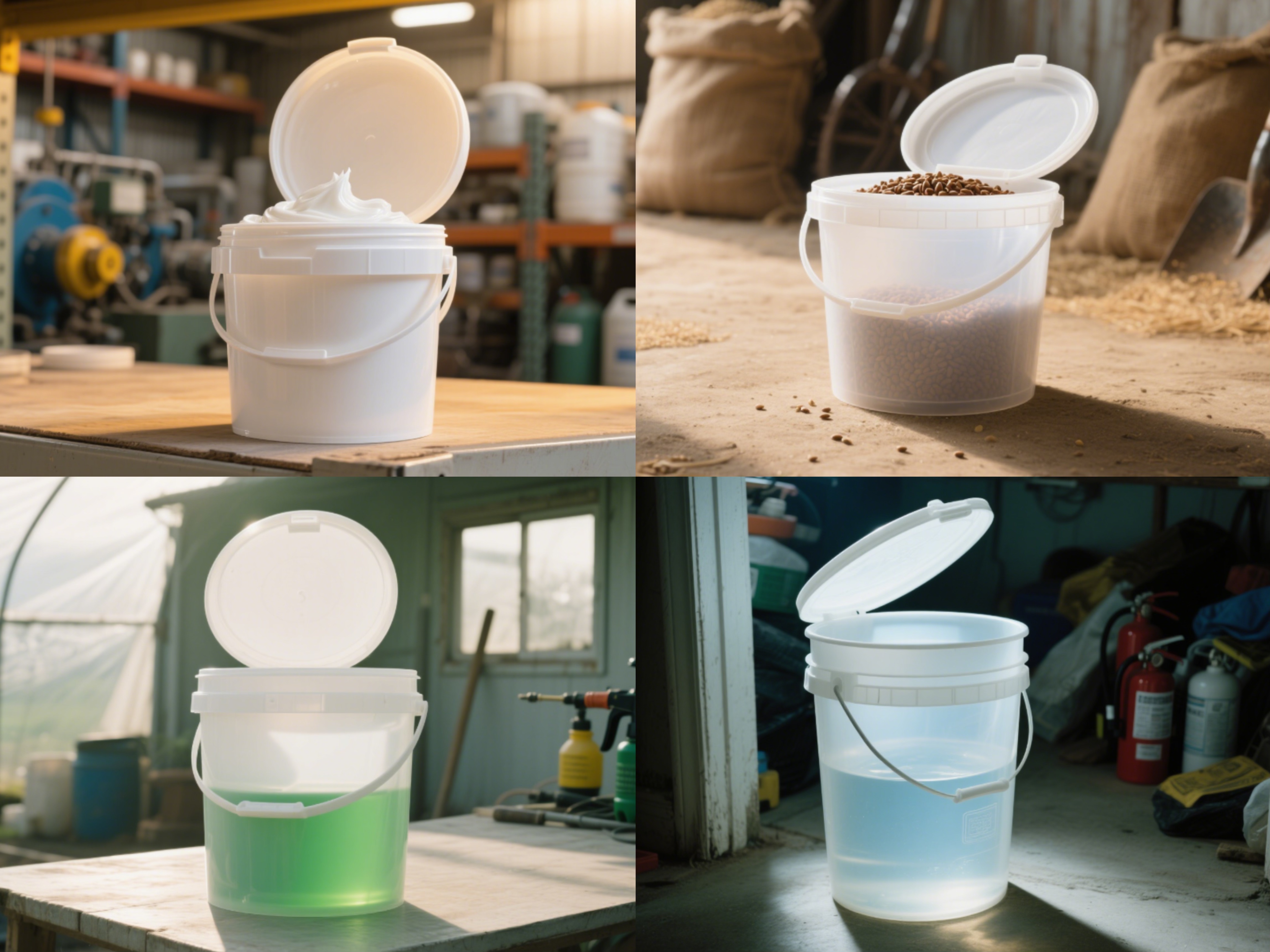 Seau en plastique PP