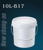 10L PP Bodet en plastique B17-NR pour la peinture de base en eau contenant