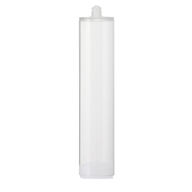 Cartouche en plastique de scellant unique de scellant unique pour animaux de compagnie transparent 300 ml pour le scellant en silicone pour la construction