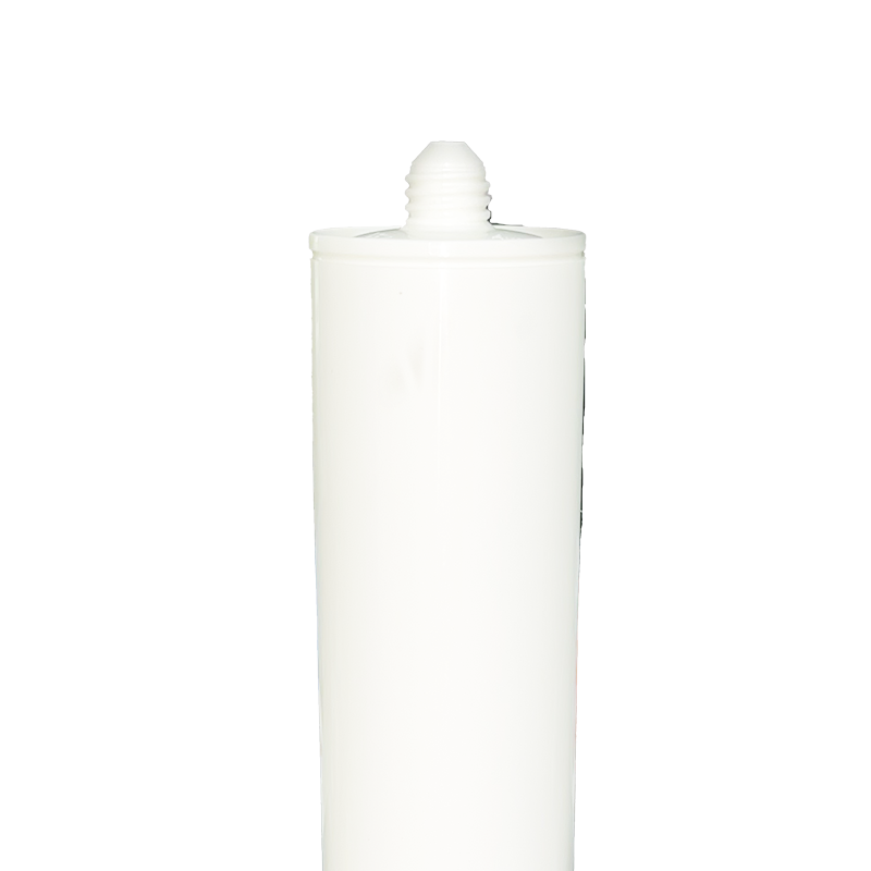 Cartouche en plastique HDPE de distribution d'adhésif en verre de qualité industrielle, 290ml, pour emballage de mastic Silicone/MS/PU pour la Construction