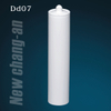 Cartouche en plastique HDPE blanc 300 ml pour le scellant en silicone