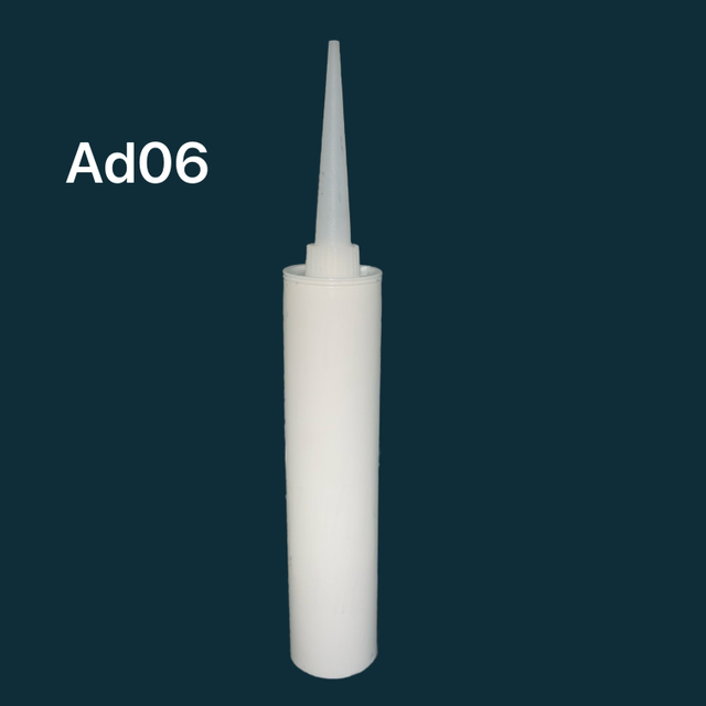 300 ml Cartouche en plastique en verre de verre HDPE vide pour emballage d'étanchéité en silicone pour la construction