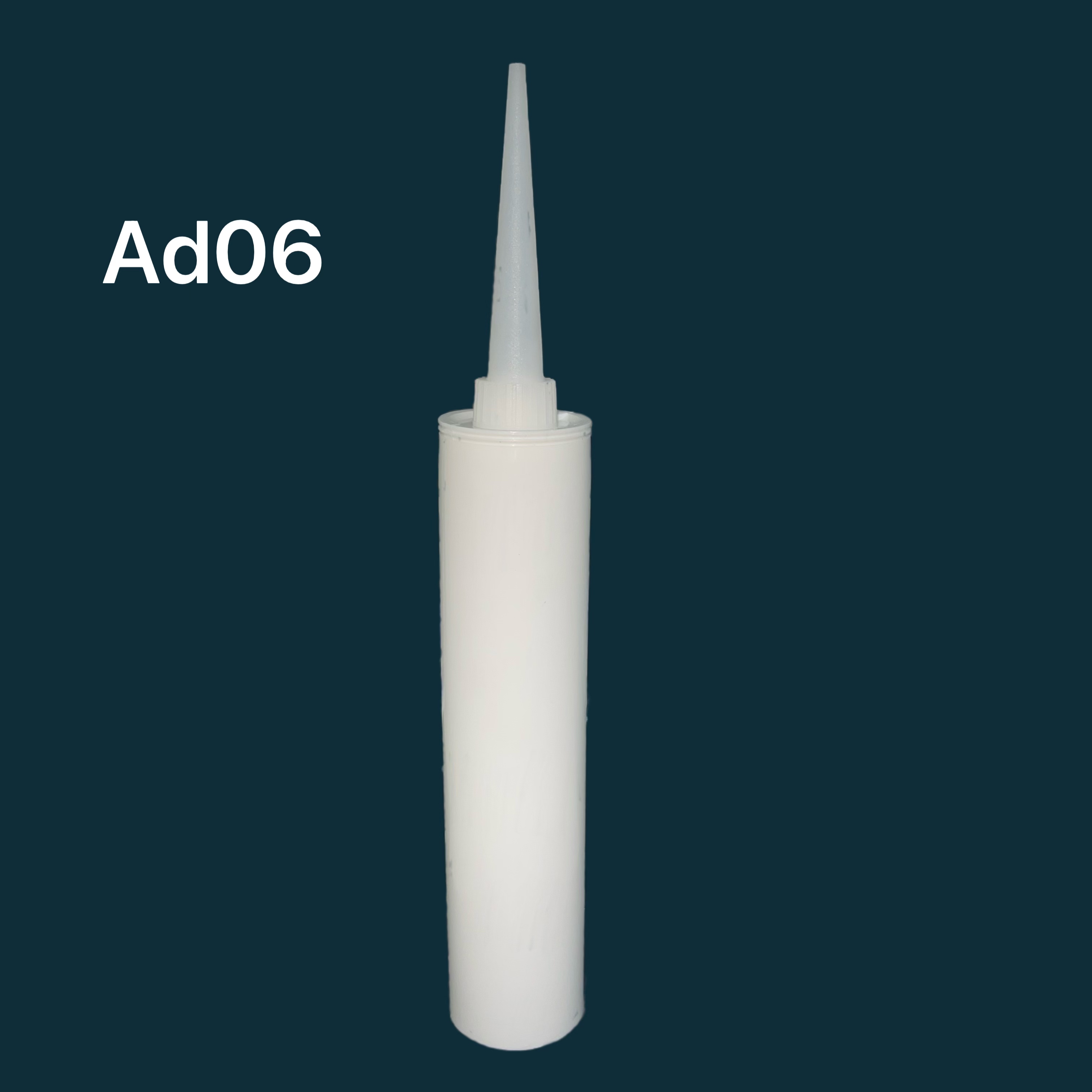 300 ml Cartouche en plastique en verre de verre HDPE vide pour emballage d'étanchéité en silicone pour la construction