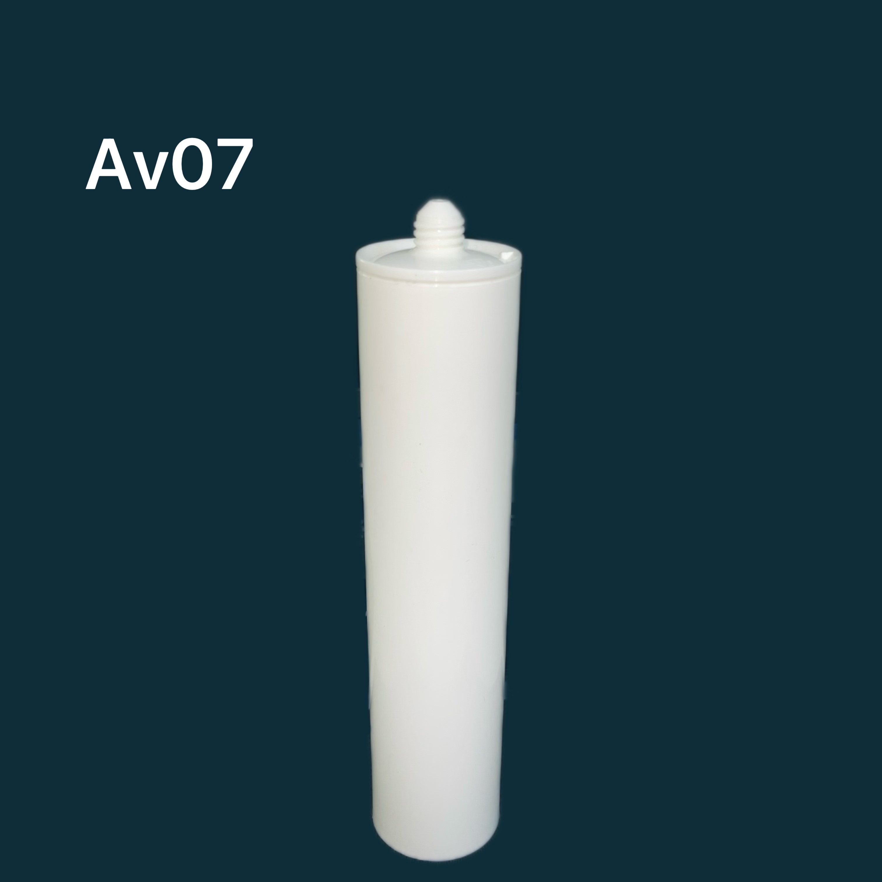 290 ml Cartouche en verre de verre HDPE vide pour l'emballage de scellant en silicone pour la construction