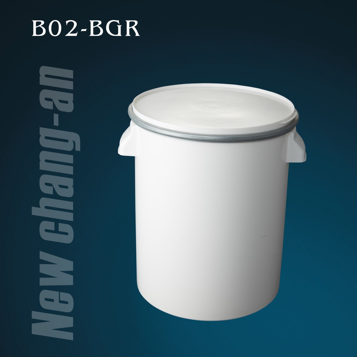 Grade alimentaire 20L 5Gallon Paillon en plastique avec couvercle et poignée pour le scellant en silicone