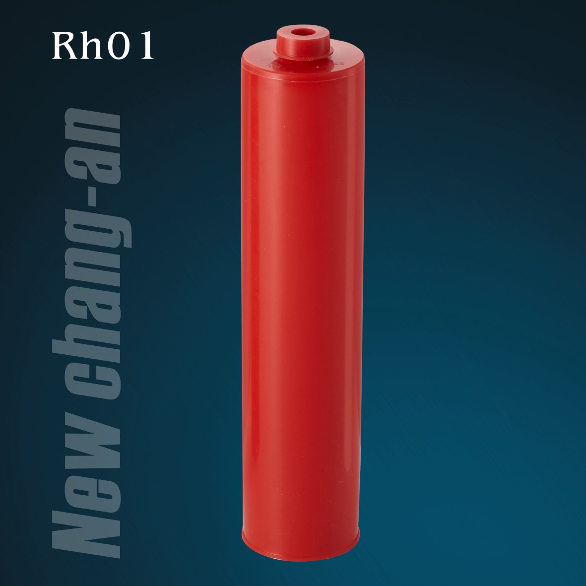 Cartouche en plastique HDPE rouge de 300 ml pour le scellant en silicone