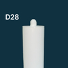Cartouche en plastique HDPE vide de 300 ml pour emballage d'étanchéité en silicone