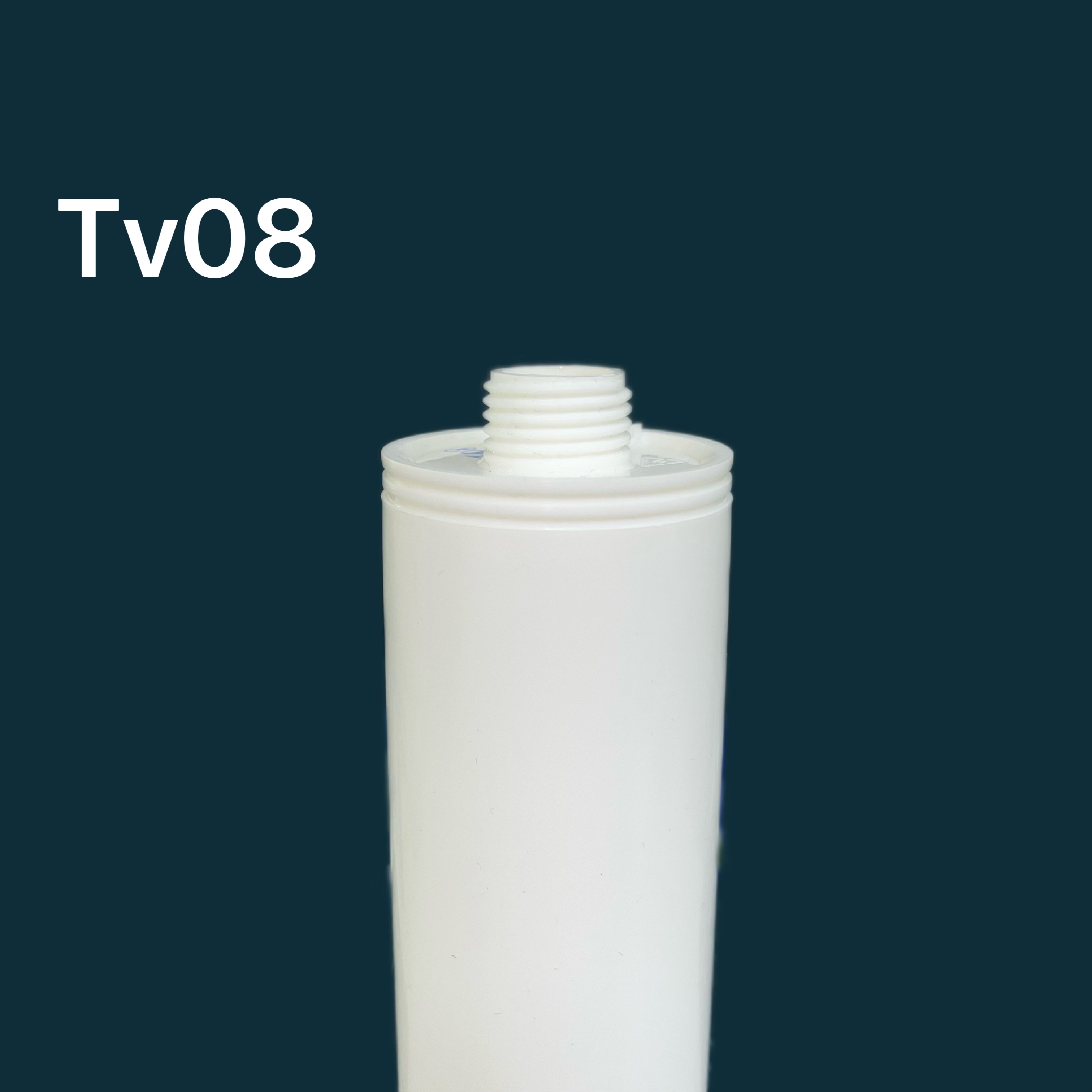 Cartouche en plastique d'emballage de colle en verre vide HDPE pour le scellant en silicone pour la construction