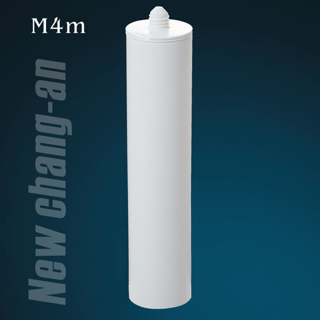 Cartouche en plastique blanc de 285 ml pour le scellant en silicone