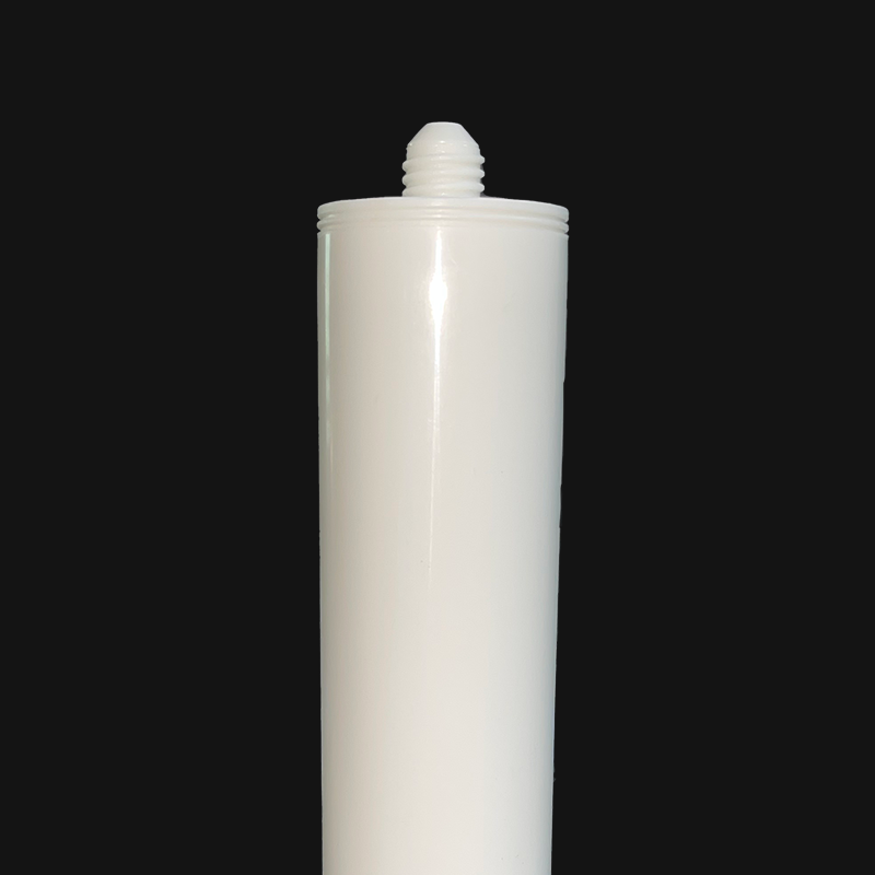 Cartouche en plastique d'emballage adhésif en verre résistant aux produits chimiques à usage multiple de 240 ml pour mastic silicone/MS/PU industriel pour la construction