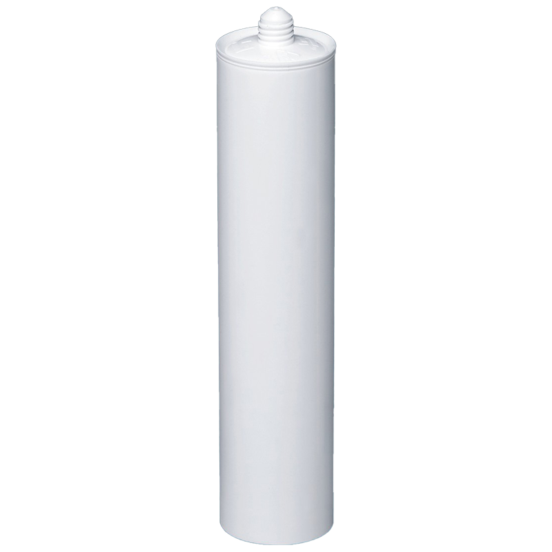 Cartouche en plastique de calfeutrage de colle de verre HDPE de 10 oz pour emballage de mastic silicone pour l'industrie du bâtiment