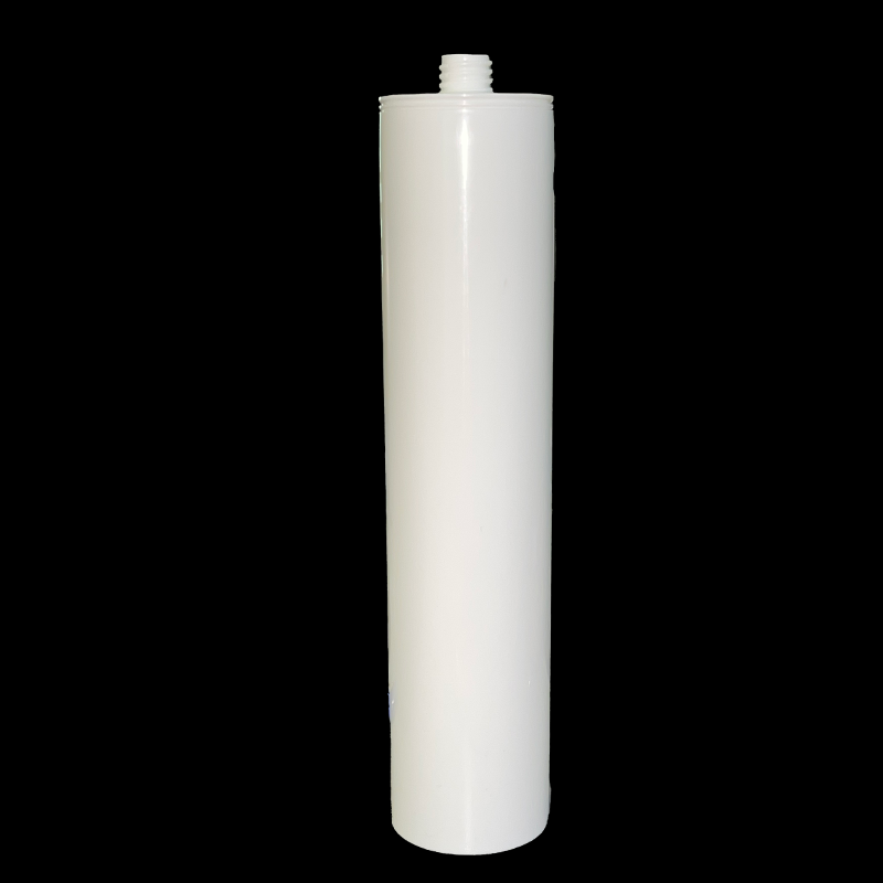 Cartouche en plastique d'emballage adhésif en verre HDPE de 300 ml pour mastic silicone pour la construction