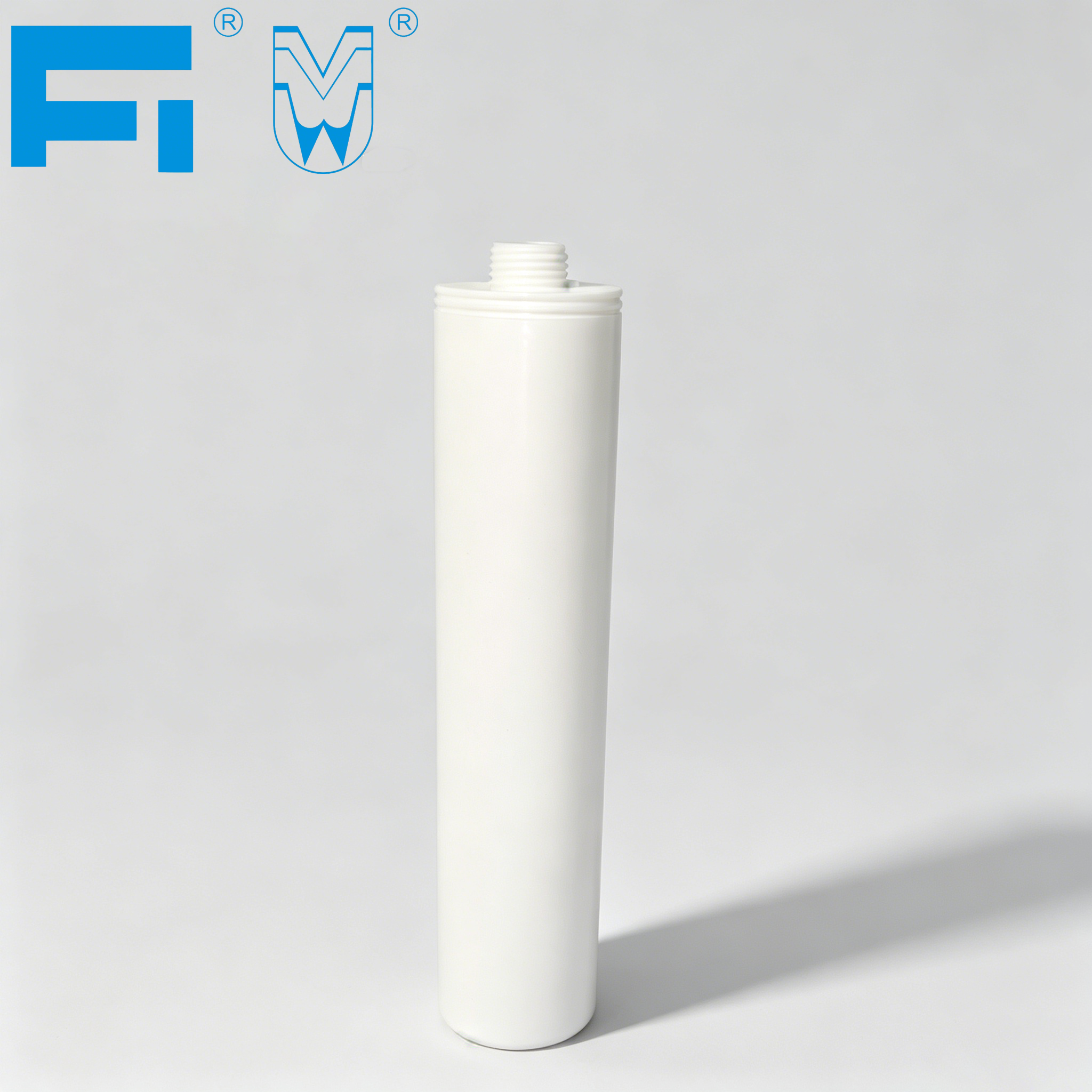 Cartouche en plastique d'emballage adhésif vide de qualité industrielle, 290ml, pour calfeutrage de mastic MS pour la Construction