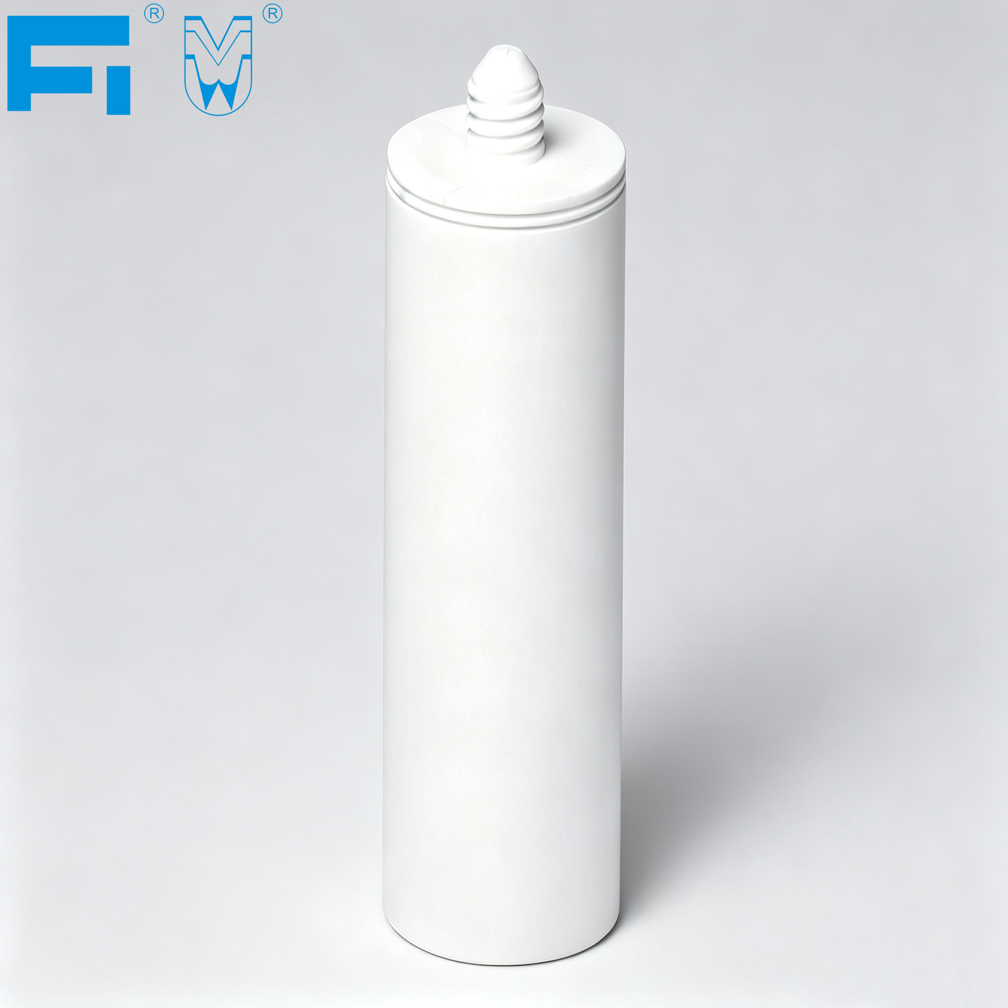 Cartouche en plastique d'emballage adhésif de qualité industrielle imprimée sur mesure de 115 ml pour le calfeutrage et l'étanchéité du mastic