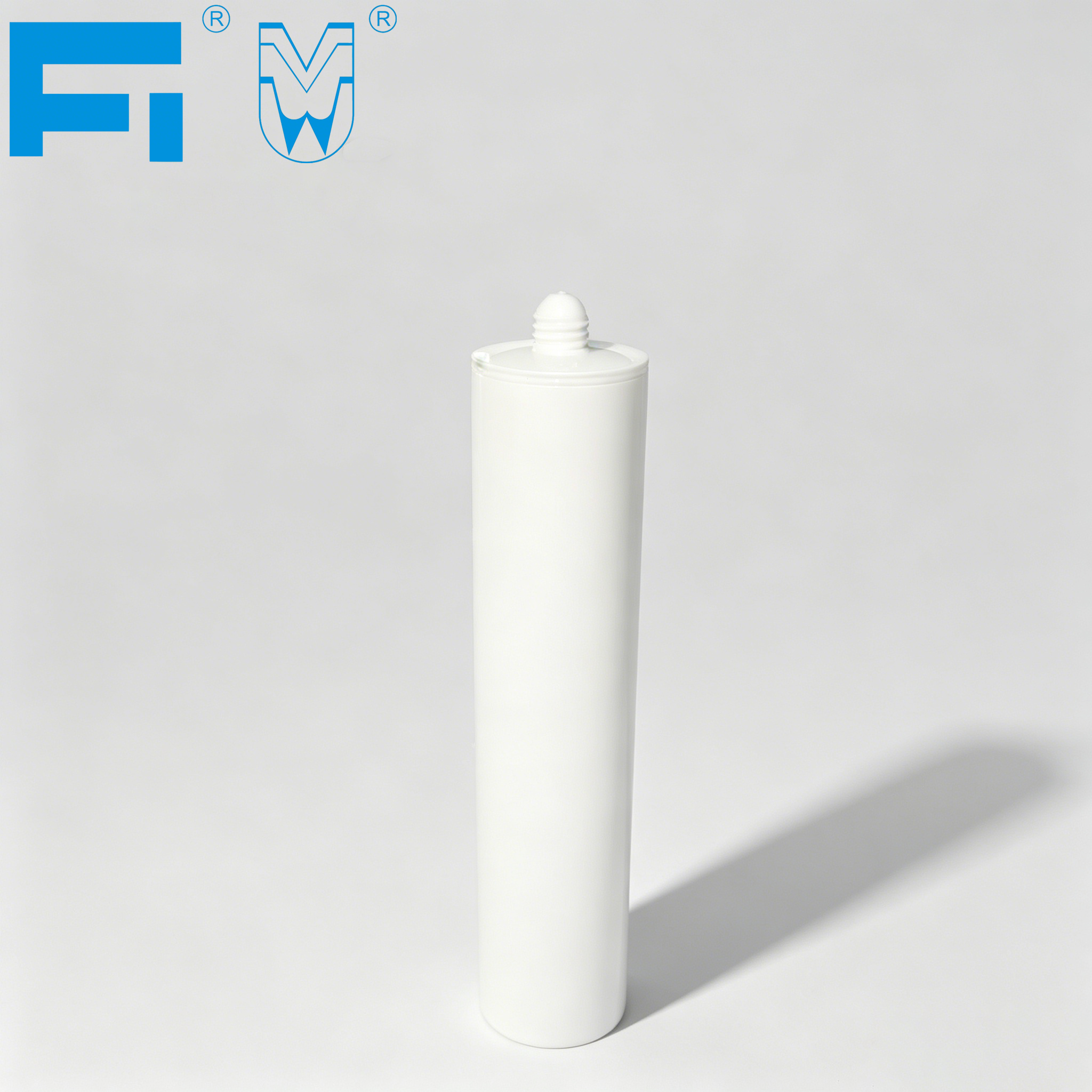 Cartouche en plastique d'emballage adhésif HDPE, 270 ml, résistante aux produits chimiques, pour le calfeutrage et l'étanchéité du mastic