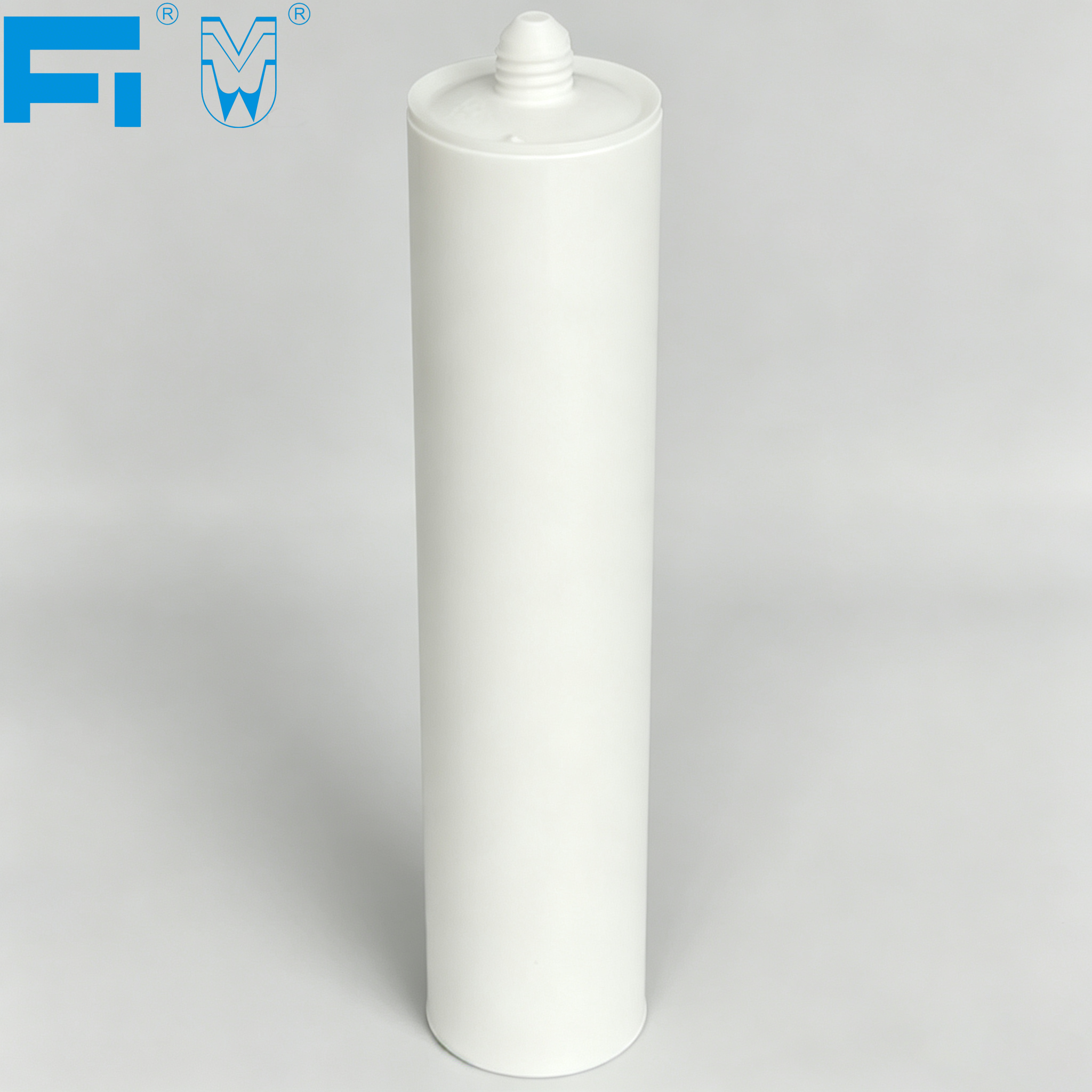 Cartouche en plastique PA d'emballage adhésif imprimé personnalisé de 300 ml pour le calfeutrage de mastic à usage industriel
