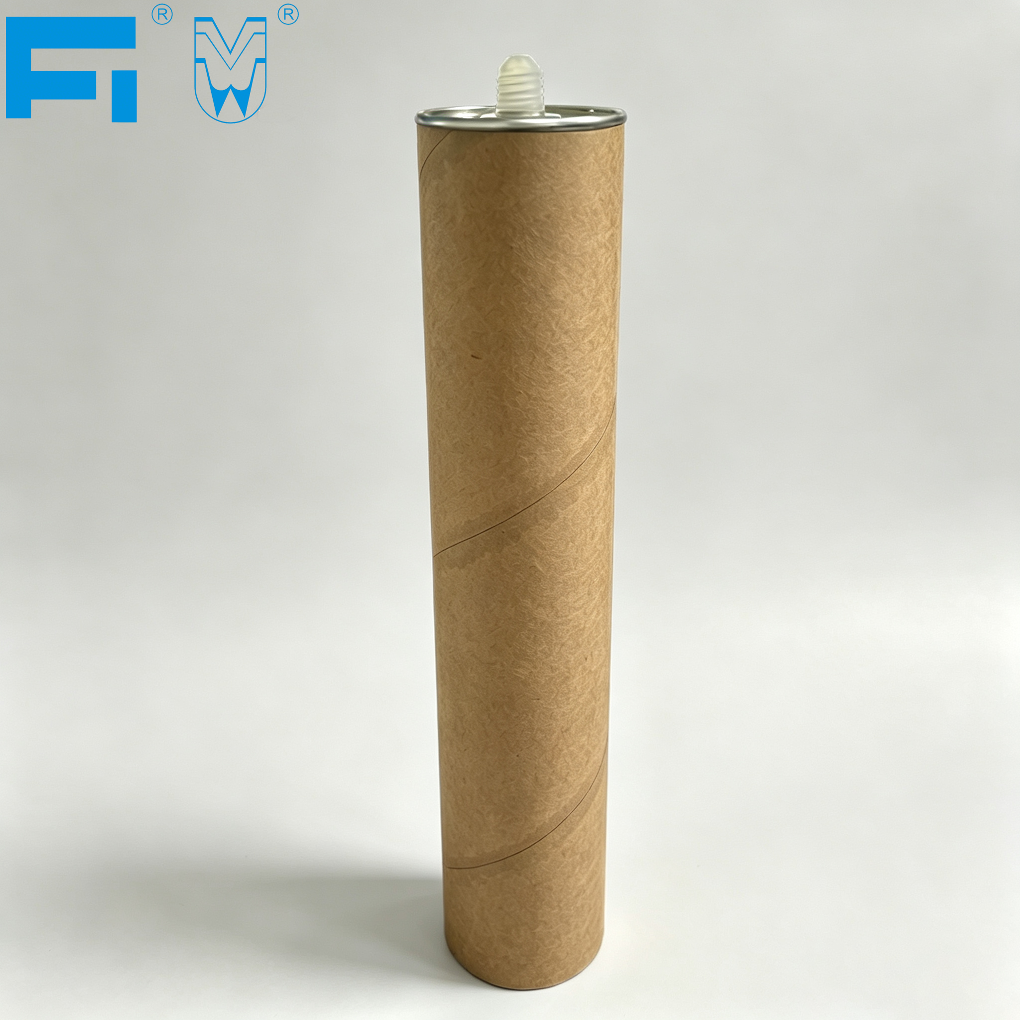 Cartouche de papier d'emballage adhésif de grande capacité de 800ml, pour calfeutrage et scellage de mastic à usage industriel